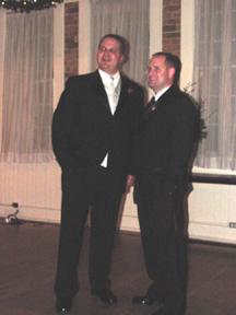 Devin and best man, Ryan Keller